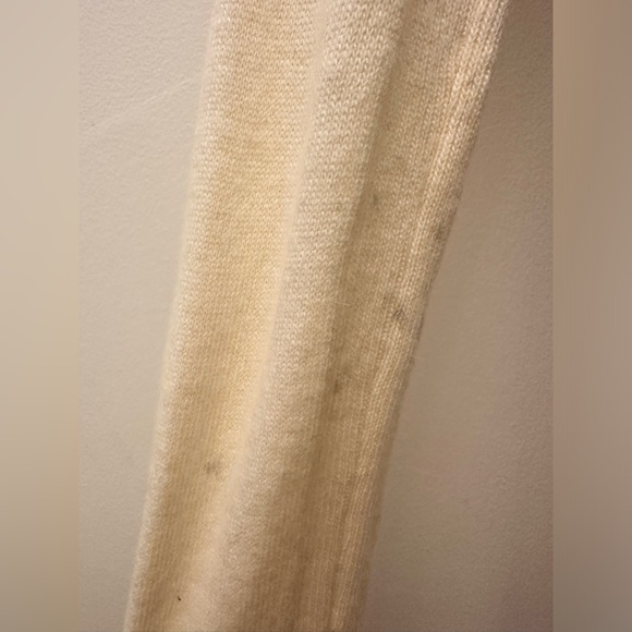 RED Valentino Beige Ruffle Front Sweater Size Small - Picture 6 of 9